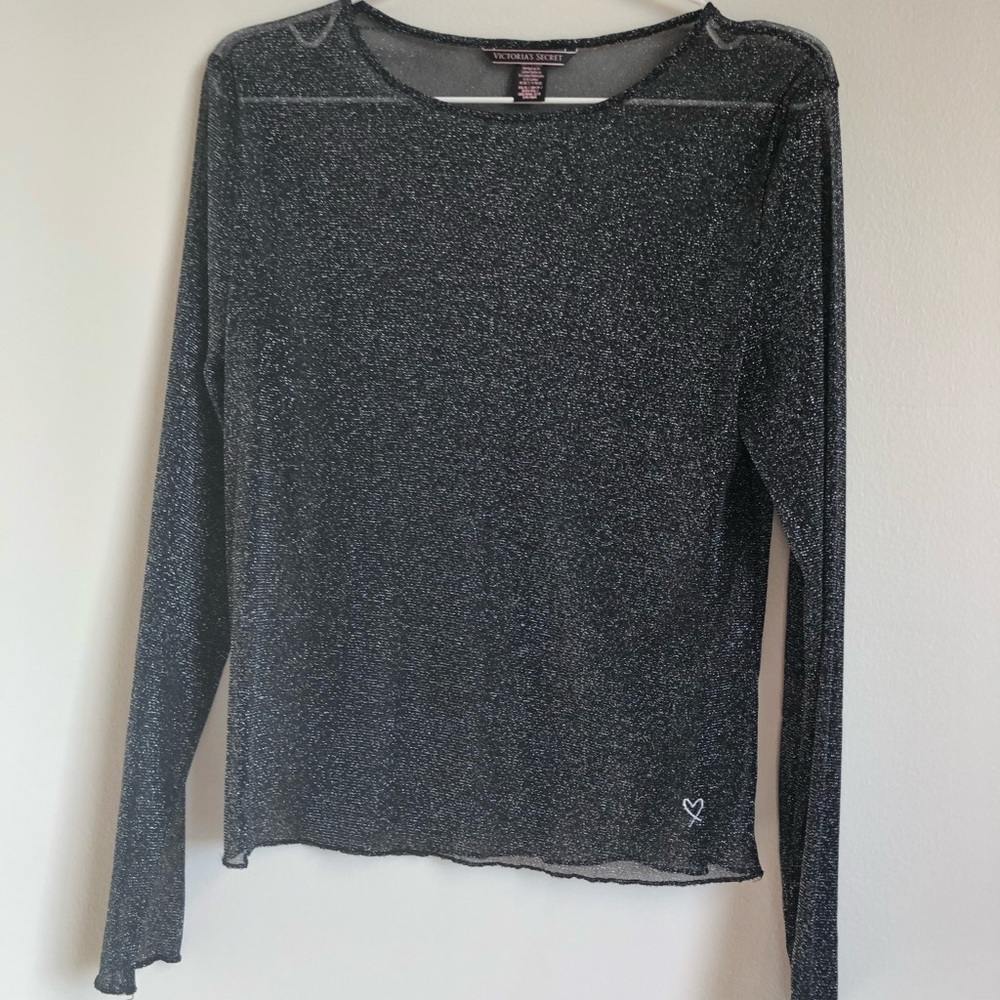 Mesh Long Sleeve Top